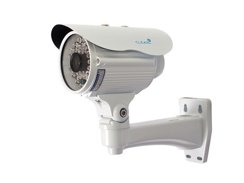 Camera-Cler-CFT-35M-Cod.-5157.jpg Câmera Bullet 24LEDs 4x1 720p Lente 2 8mm - Imagem 1