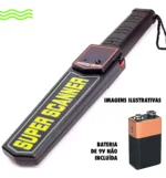 Detector de Metais Portatil Alta Sensibilidade Super Scanner - Imagem 4