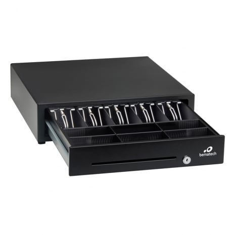 Gaveteiro-Bematech-gd56_aberta.jpg Gaveteiro Eletrônico preto Bematech GD56 - Imagem 1