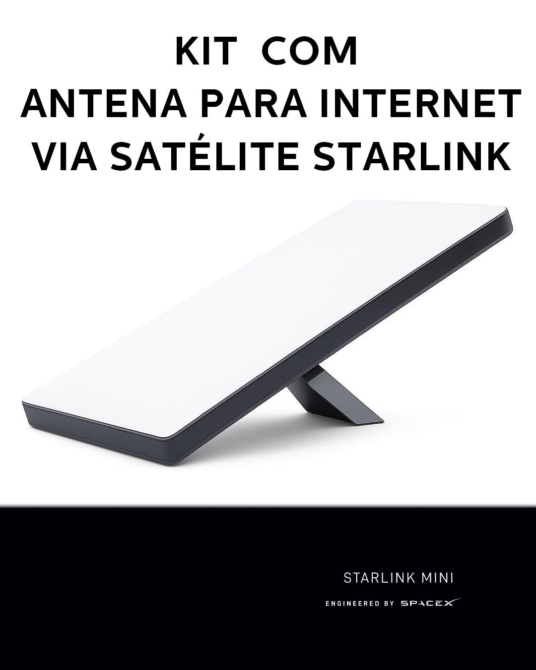 Kit-antena-starlink-mini-01.jpg Kit Starlink Mini Antena P/internet via Satélite Bivolt - Imagem 1