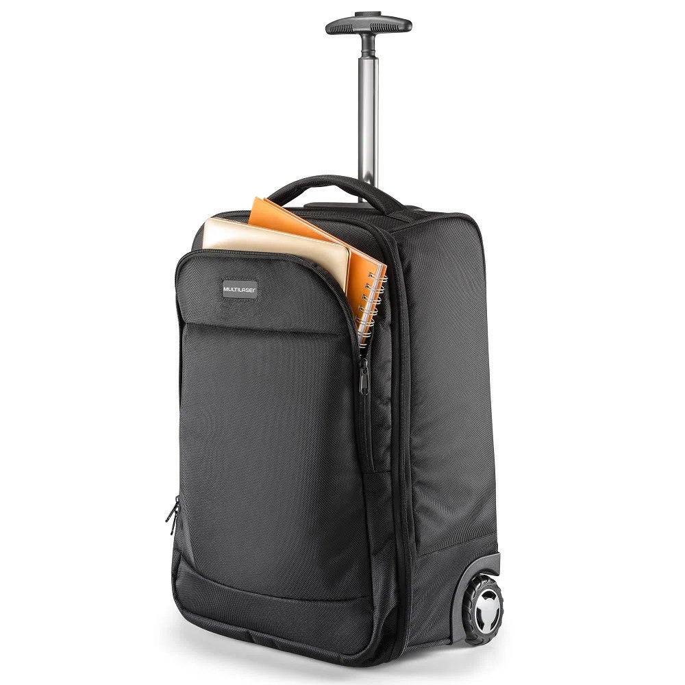 Mala-Trolley-Multilaser-01.jpg Mala Trolley P/ Notebook Até 19" Multilaser - Imagem 1